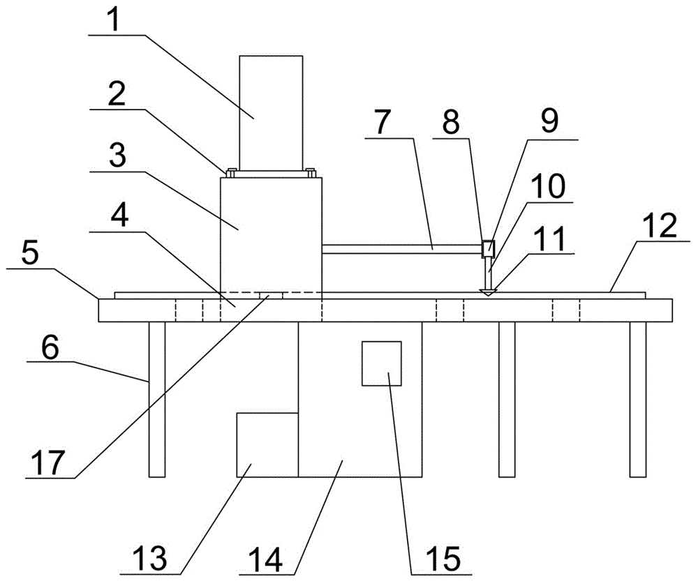 装配式建筑轻钢骨架定位冲孔装置的制作方法