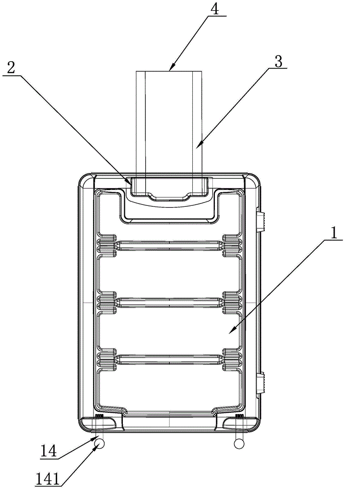 一种拉杆式行李箱的制作方法