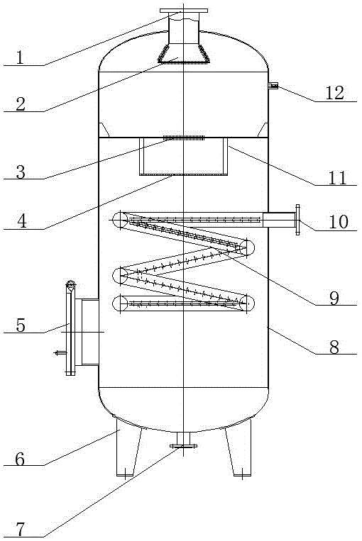 一种锅炉连续排污扩容器的制作方法