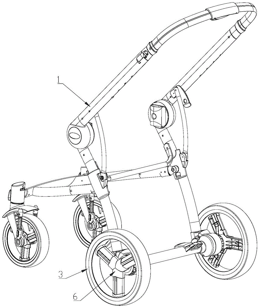一种婴儿推车的车轮组件的制作方法