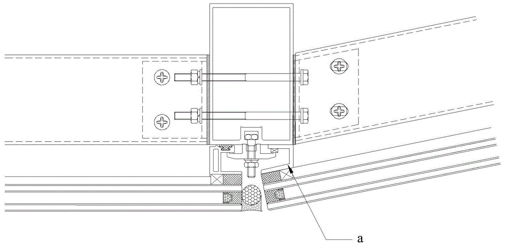 可自由调节角度的隐框玻璃幕墙结构的制作方法