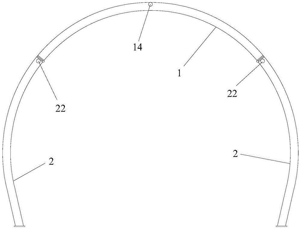 一种隧道支护钢架的制作方法