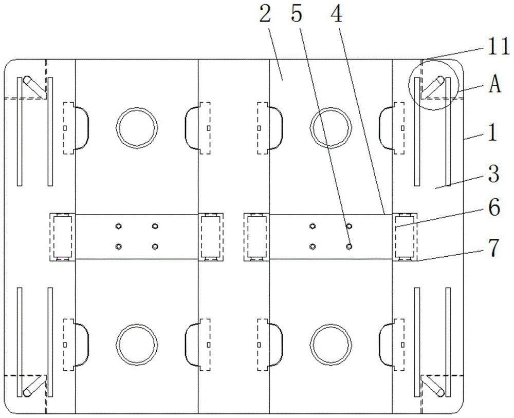 一种具有倾角旋调结构的山形挂钩碰块的制作方法