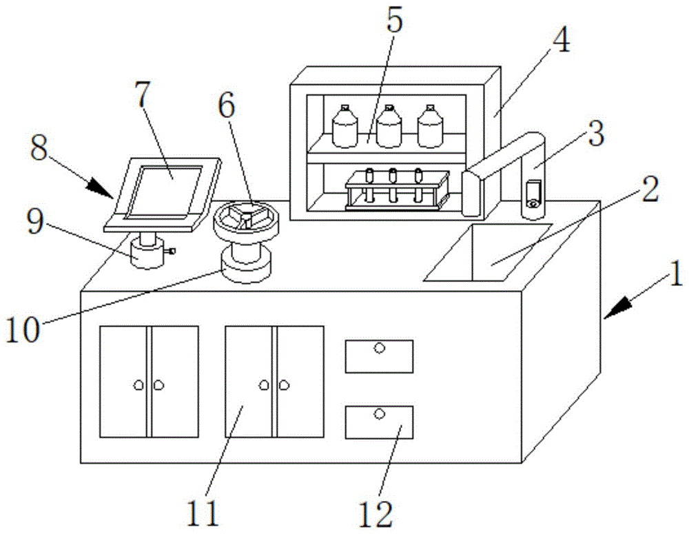 一种高中生用多功能实验桌的制作方法