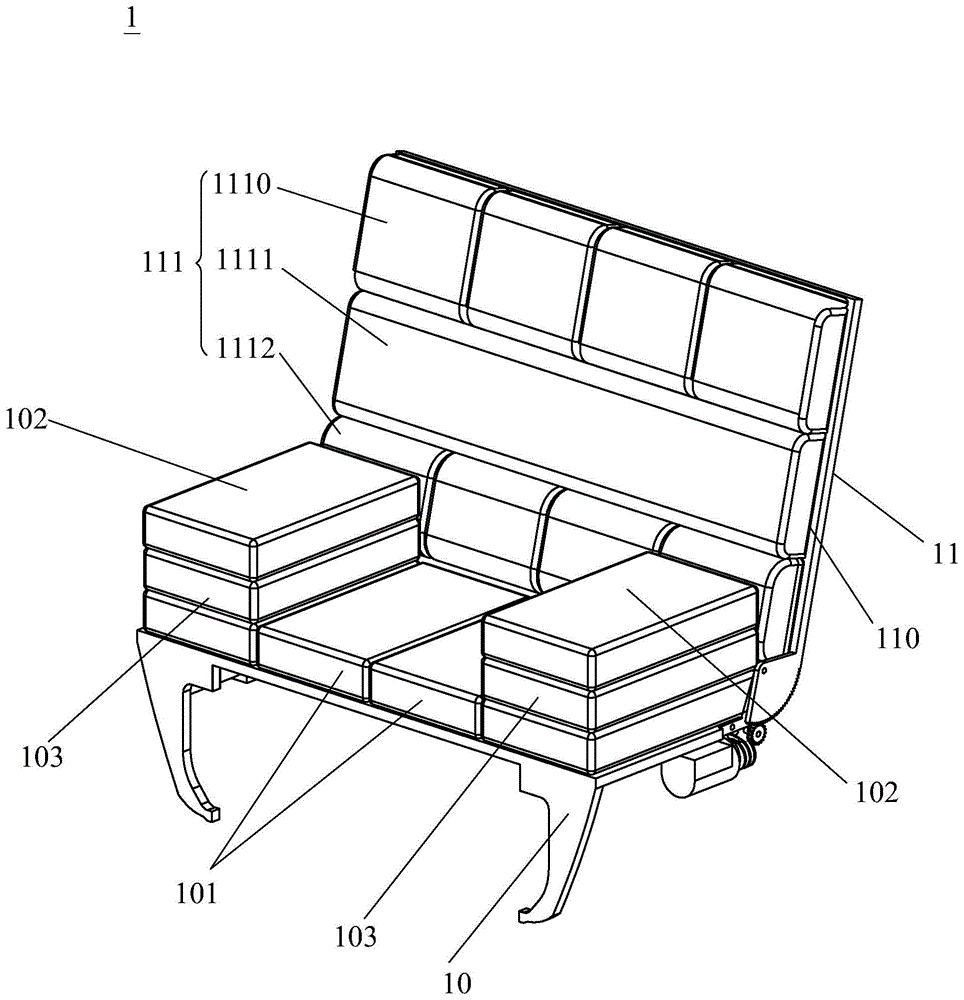 气囊式座椅结构及车厢结构的制作方法