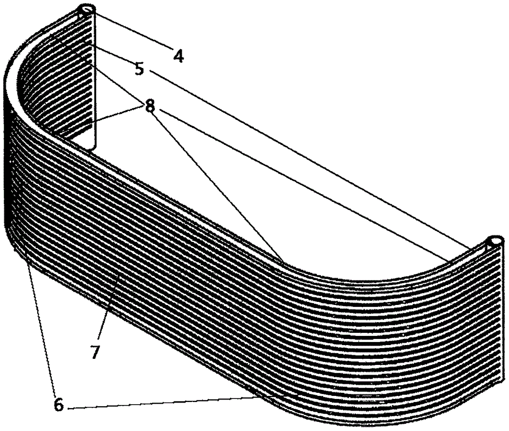 异形曲面平行流换热器的制作方法