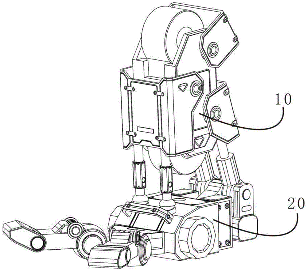 机器人足部结构及机器人的制作方法