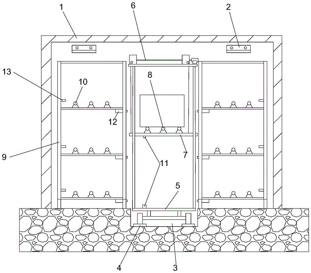 恒温式自动储取物料仓的制作方法