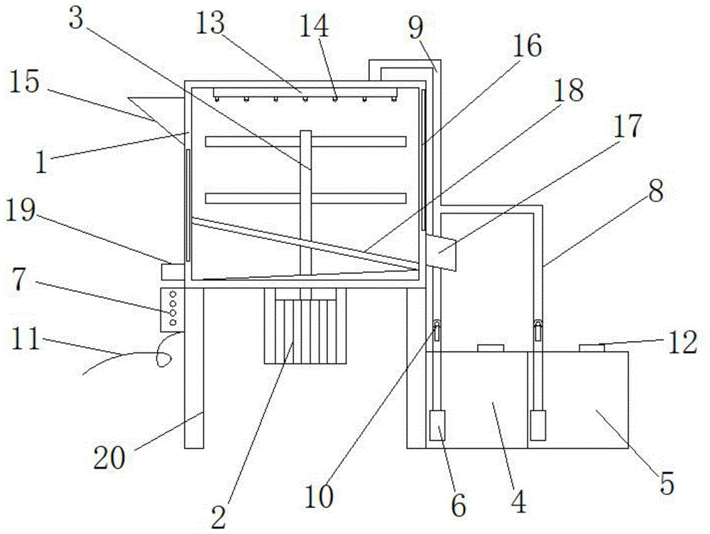 一种具有染色功能的玉米种子清洗装置的制作方法