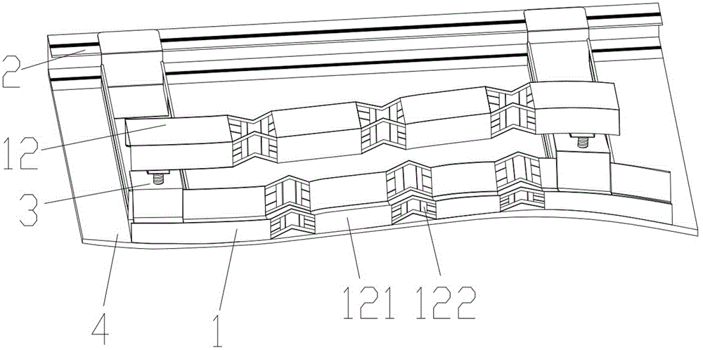 一种异型带灯槽模块化吊顶龙骨结构的制作方法