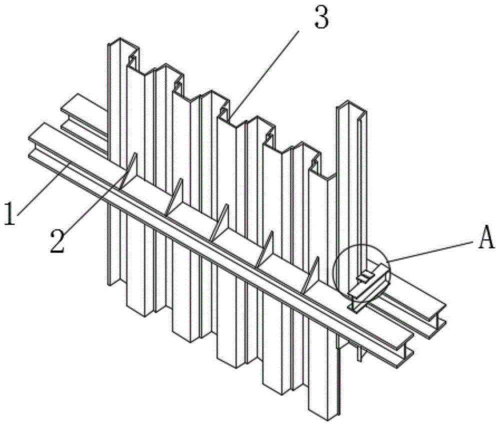 一种双导向钢板桩插打定位装置的制作方法