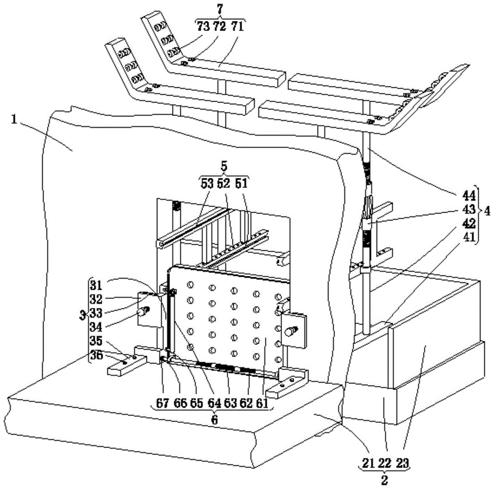 一种装配式阳台施工临边防护结构的制作方法