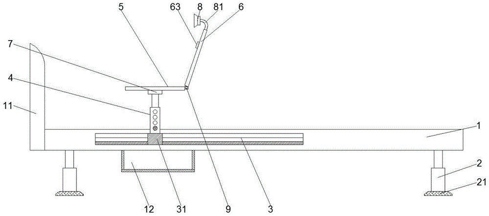 一种具有办公功能的可升降家用床的制作方法