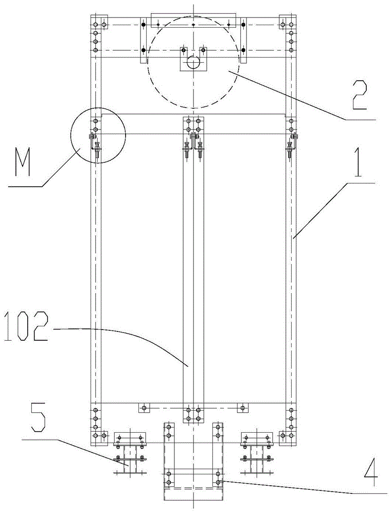 高速电梯对重架的制作方法