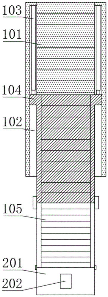 一种登船梯的折叠结构的制作方法