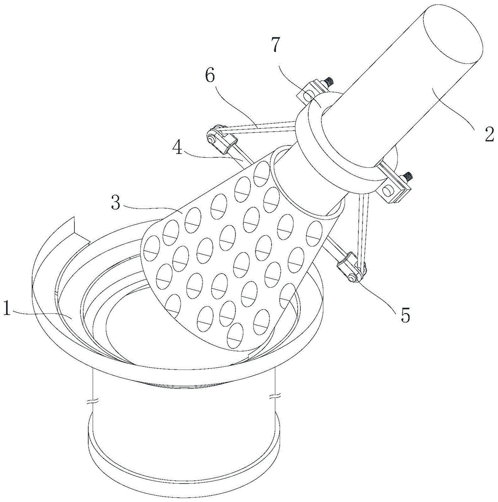 螺母用下料管的制作方法