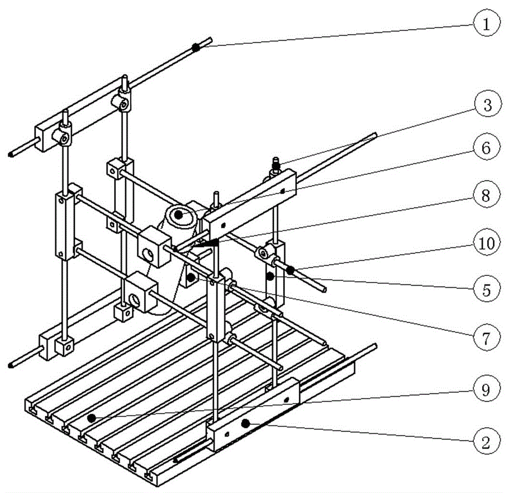 一种串并联混联垂直度自调整五轴联动数控机床结构的制作方法