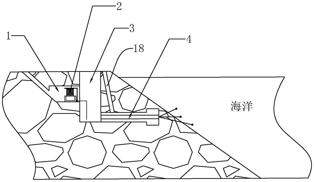 一种水产动物海岛坑道养殖设施的制作方法