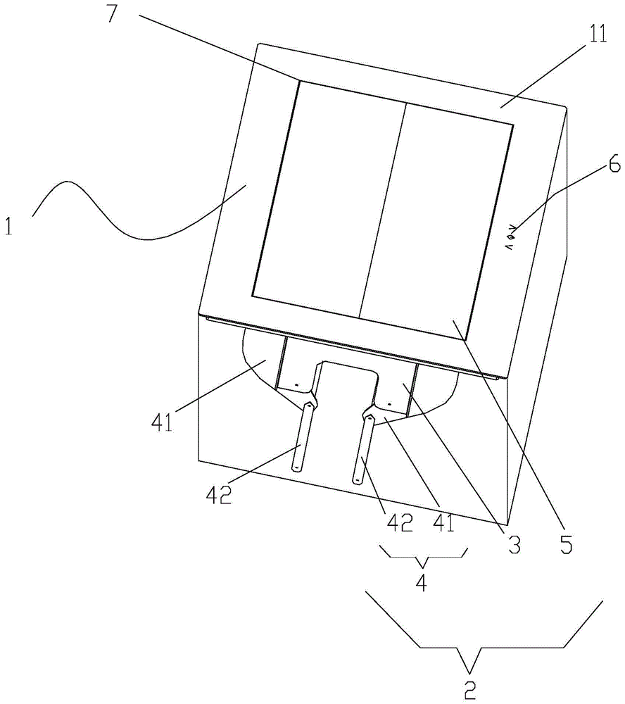 一种顶式开合橱柜的制作方法