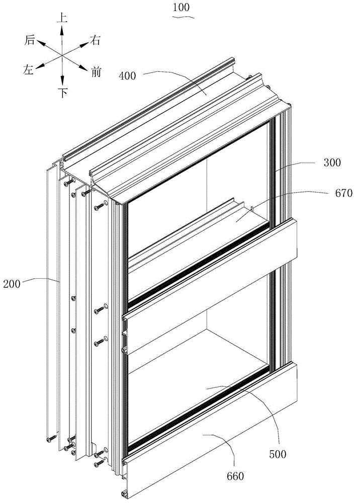 抗震型等压密封单元式玻璃幕墙系统结构的制作方法