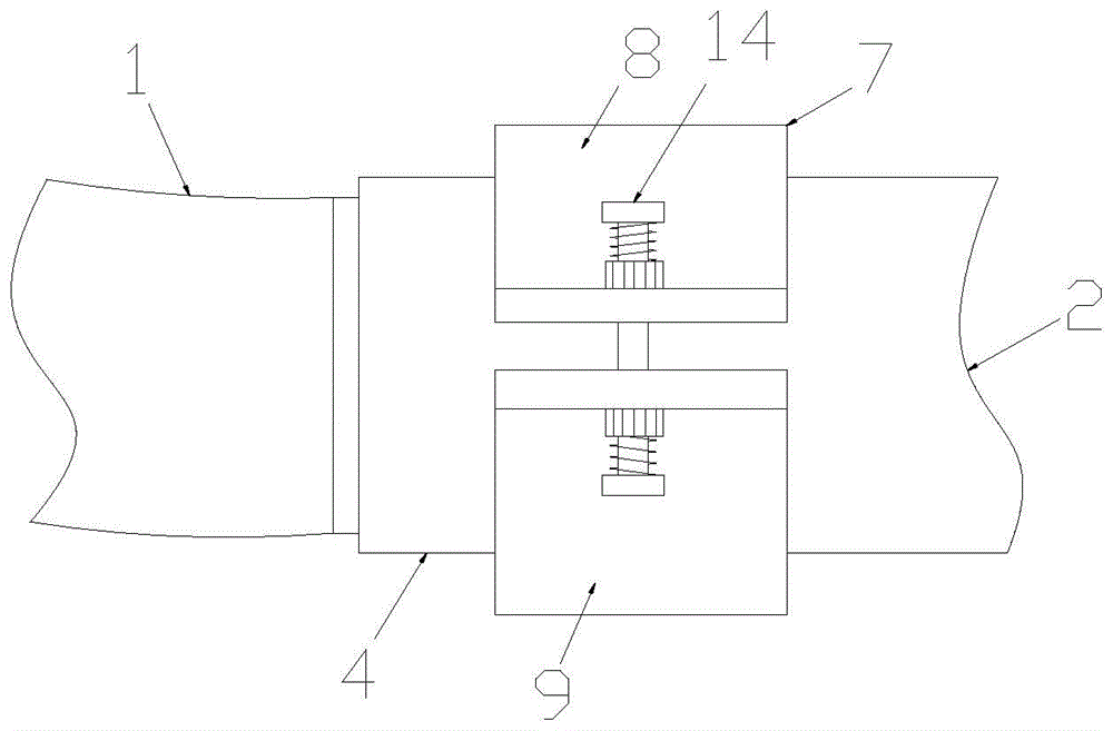 一种汽车用塑料通风管安装固定结构的制作方法