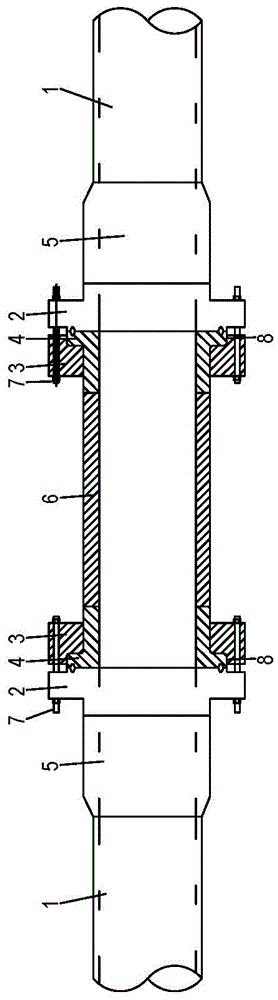 用于深水海底管道带有旋转法兰的整体式止屈器的制作方法