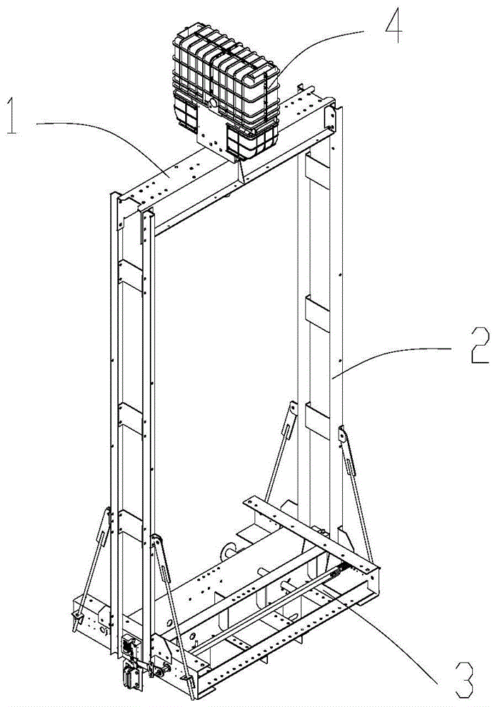 组合构件结构的乘客电梯轿架的制作方法