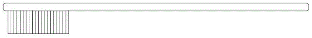 反手位方便型牙刷的制作方法