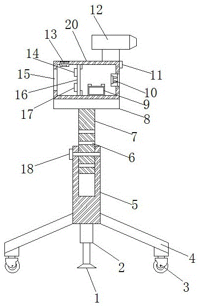 一种房屋建筑工程监理用测量装置的制作方法