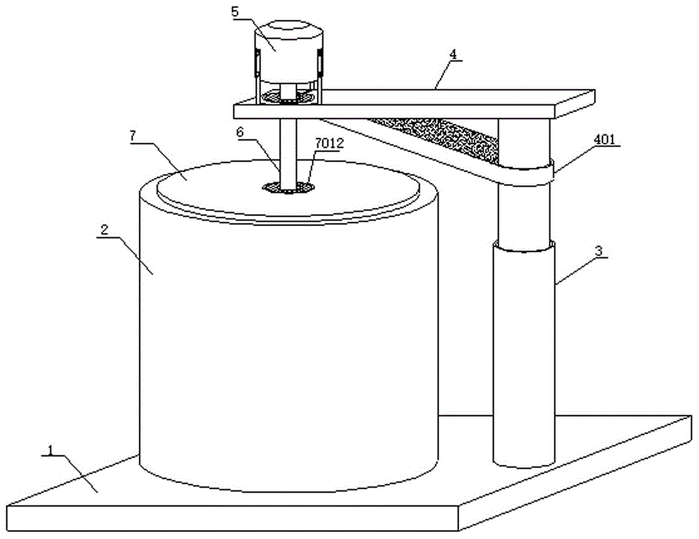 一种防止浆液飞溅的化工搅拌器的制作方法