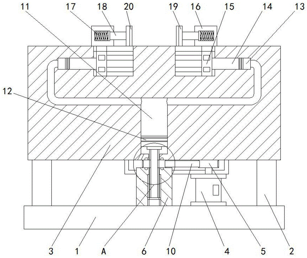 一种适用于石英产品固定加工的新型夹具的制作方法