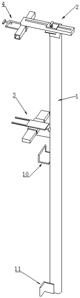 一种阳台栏杆安装辅助装置的制作方法