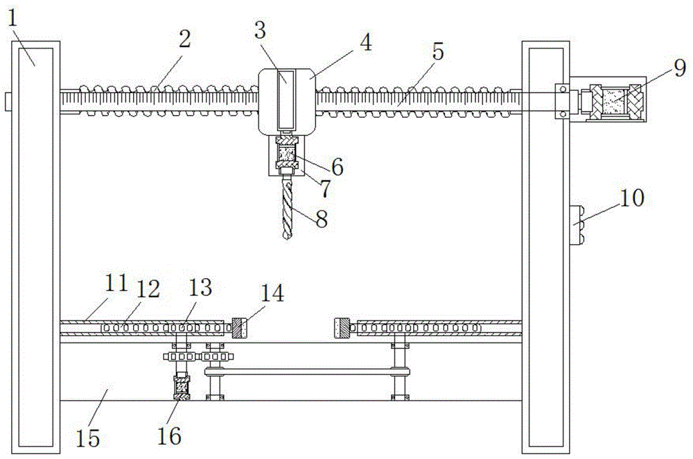 一种汽车零部件加工穿孔装置的制作方法