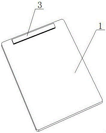 一种会计用方便夹持换页的写字板的制作方法