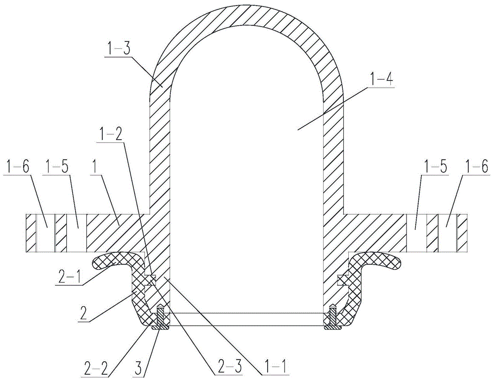 双重密封端盖法兰的制作方法