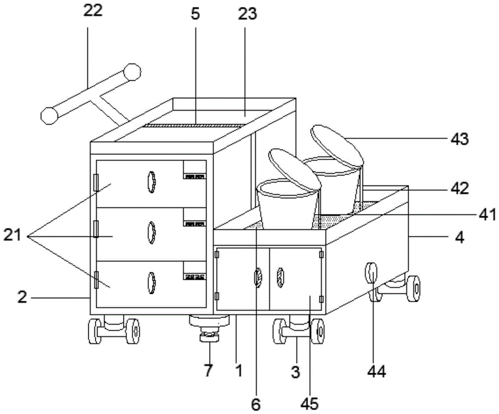 一种外科用医疗车的制作方法