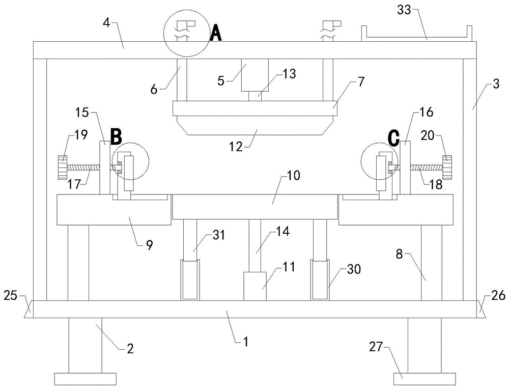 手自一体平压平模切机的制作方法