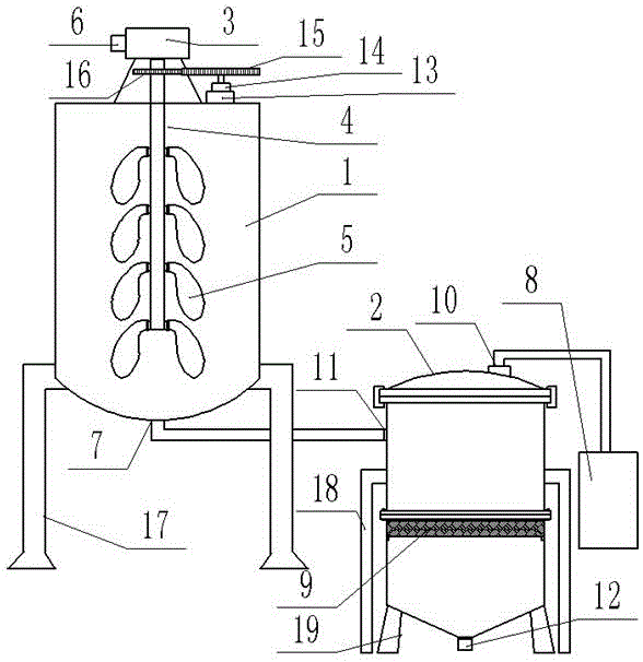 一种带有加压机构的电解液过滤装置的制作方法