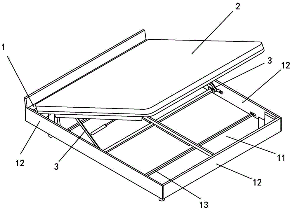 一种带收纳和缓降功能的折叠床的制作方法