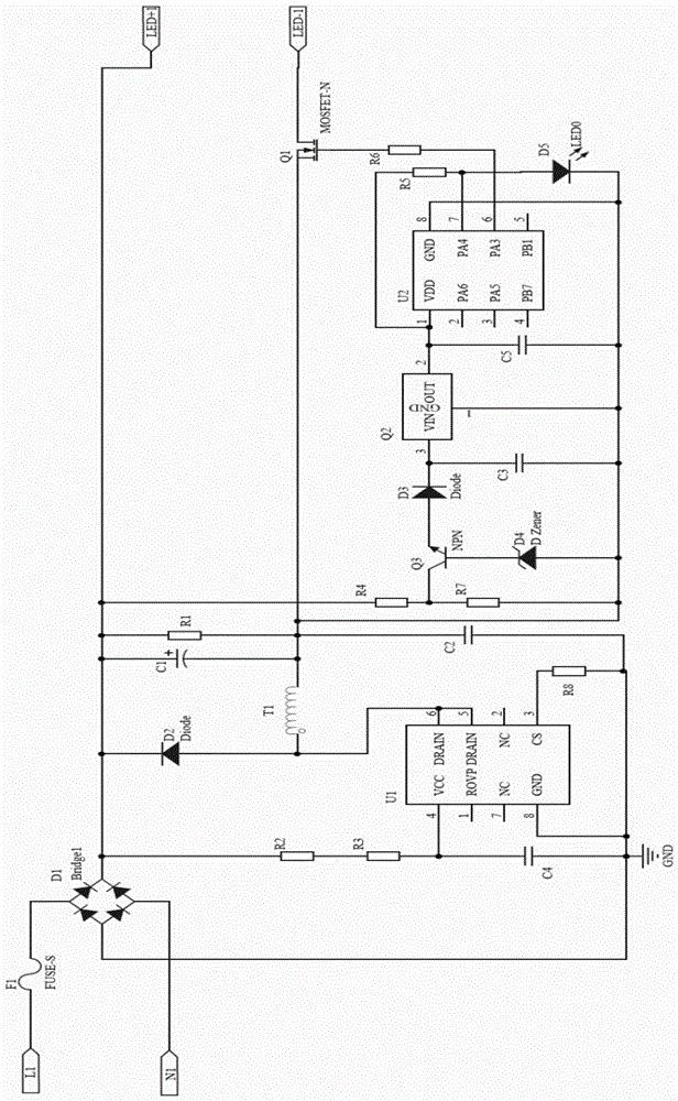 环境光感应控制灯具开关电路的制作方法