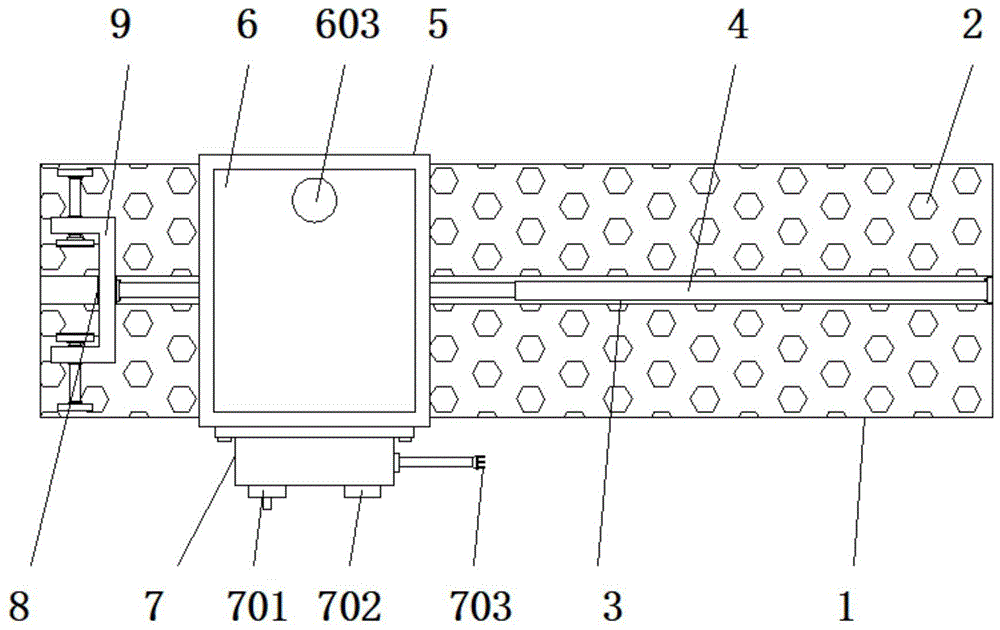 一种铝型材挤压机的出料导向装置的制作方法