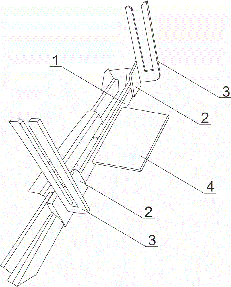 一种潜孔钻车的钻杆放置架的制作方法