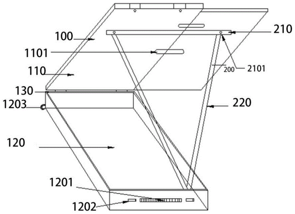 便携式国画工具箱的制作方法