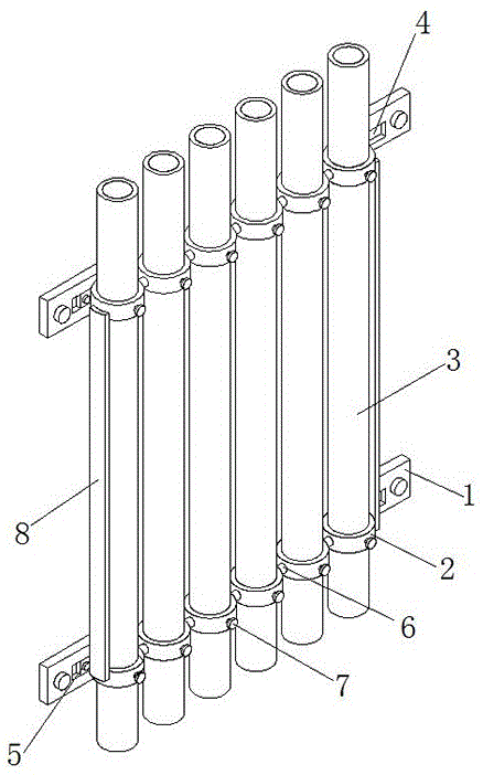 一种循环流化床锅炉水冷壁管多重组合式节能防磨装置的制作方法
