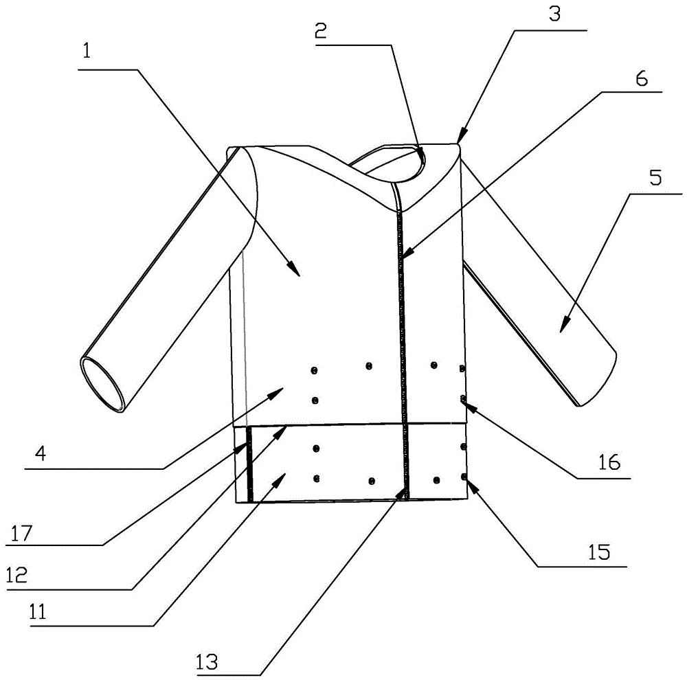 一种新型防静电面料羽绒服的制作方法