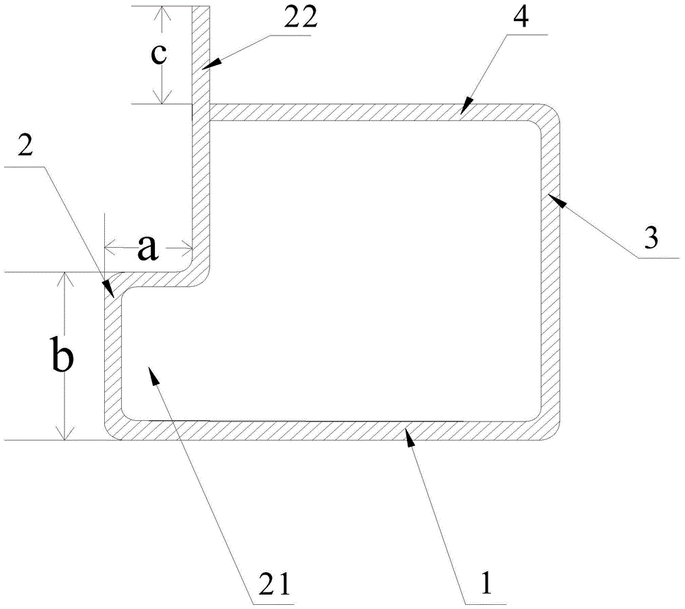 一种新型建筑用型材的制作方法