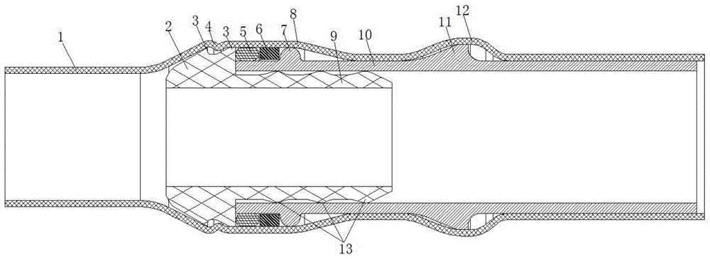 一种燃油蒸汽系统管道连接结构的制作方法