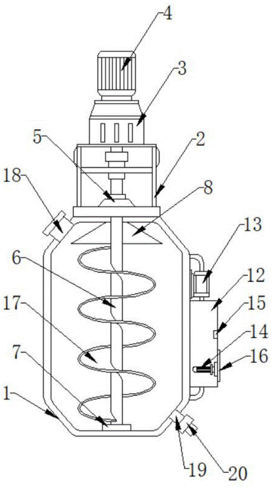 一种化工用循环搅拌器的制作方法