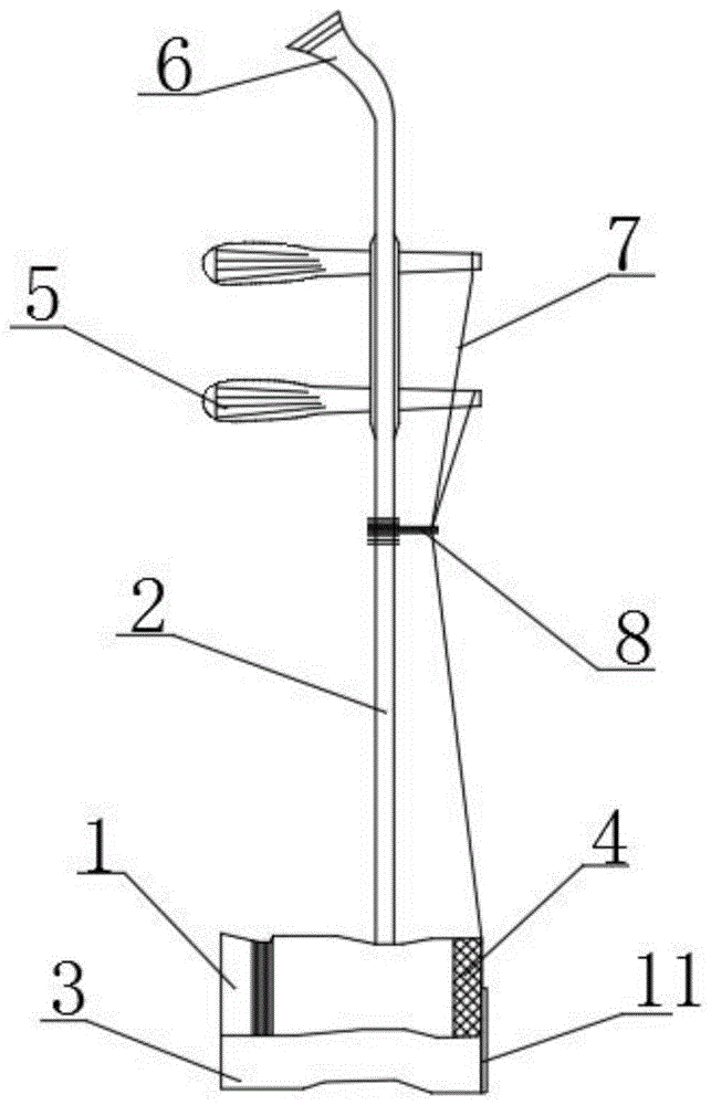 竹制二胡的制作方法