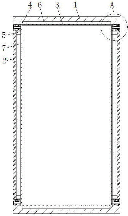 一种造型层压复合门的制作方法